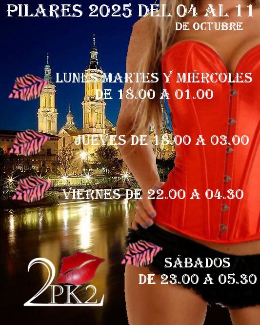 celebra los pilares en pk2 zaragoza tu local de ambiente liberal parejas