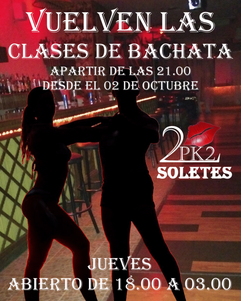 vuelven los jueves de bachata desde el jueves 02 de octubre en pk2 zaragoza local de ambiente liberal parejas