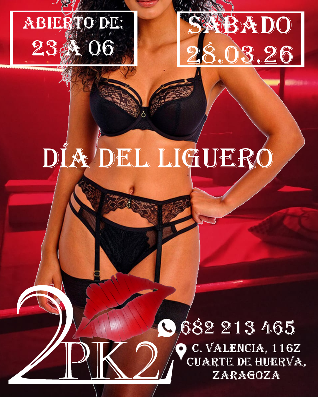 SABADO 28 DE MARZO NOCHE DEL LIGUERO EN PK2 ZARAGOZA LOCAL DE AMBIENTE LIBERAL PAREJAS SWINGER